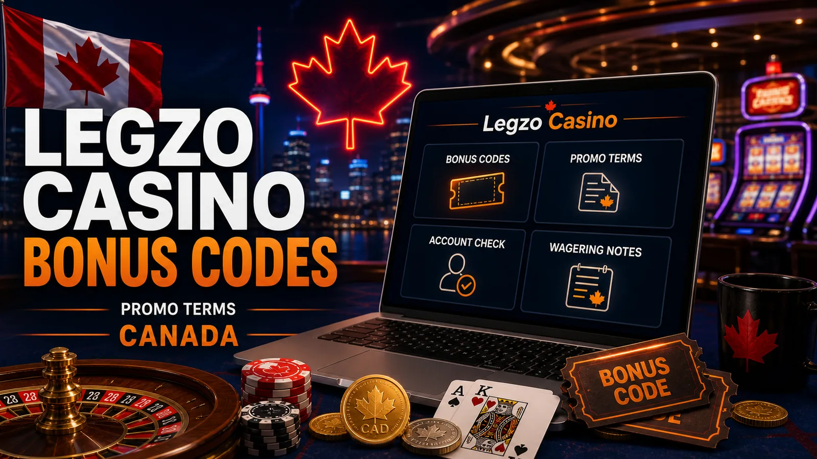 Legzo Casino Bonus Codes content banner for Canadian players