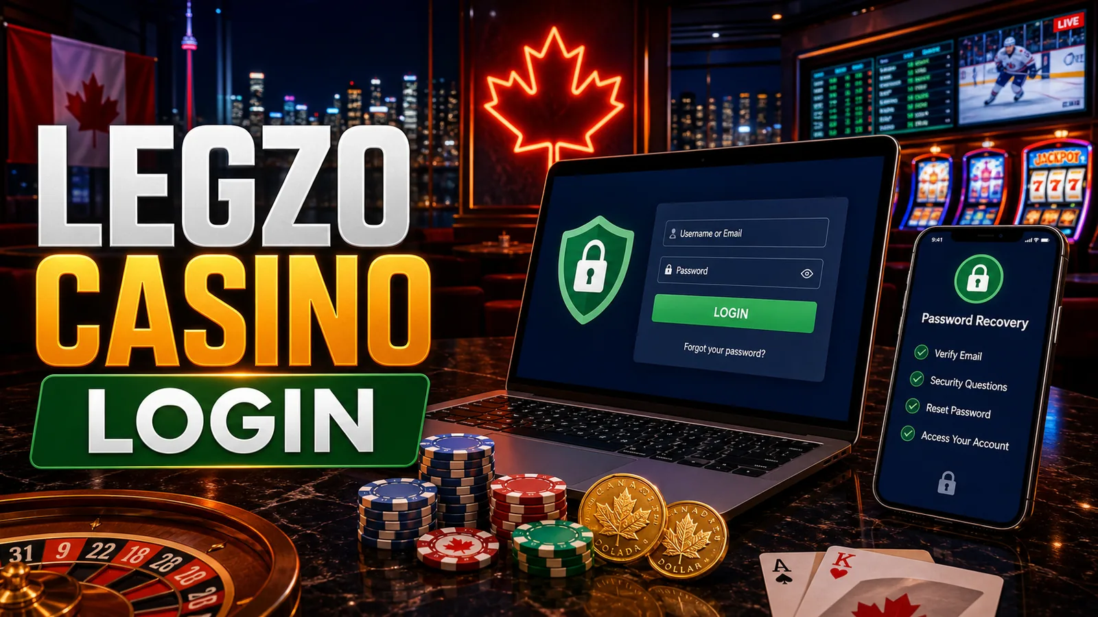 Legzo Casino Login content banner for Canadian players